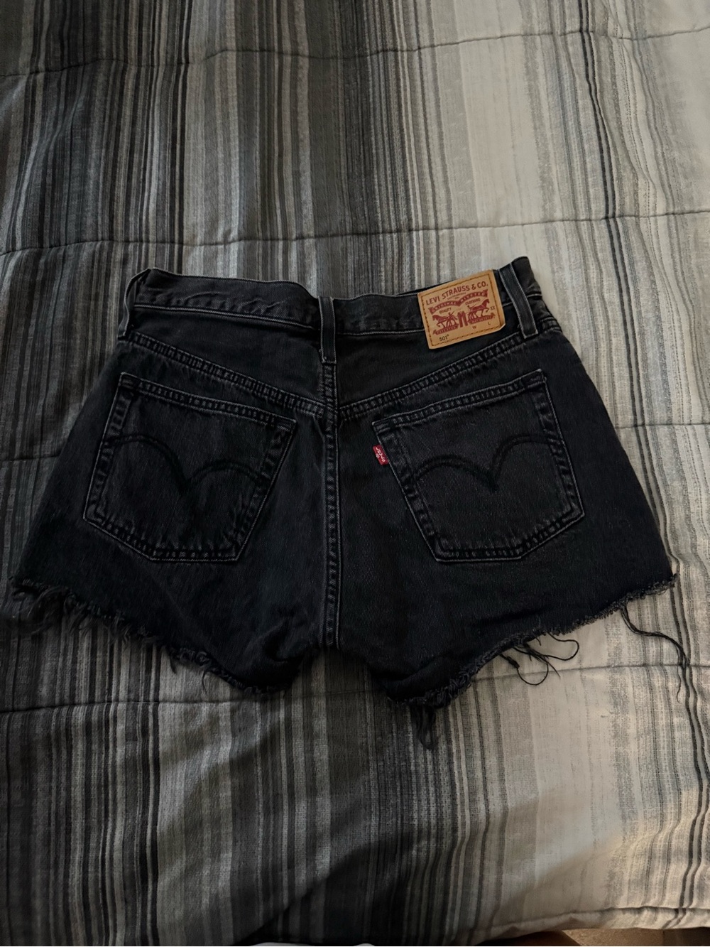 Levi's Black Denim Shorts - Women's